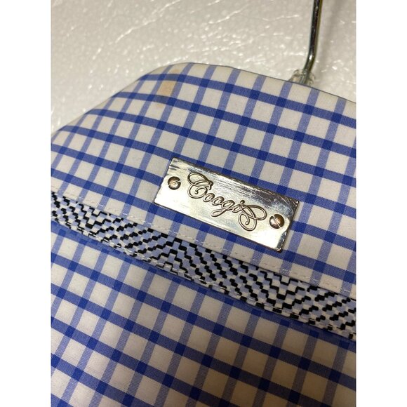 Coogi Luxe Mens Blue White Checkered Long Sleeve Button-Up Shirt  Size Large‎ - Picture 4 of 6